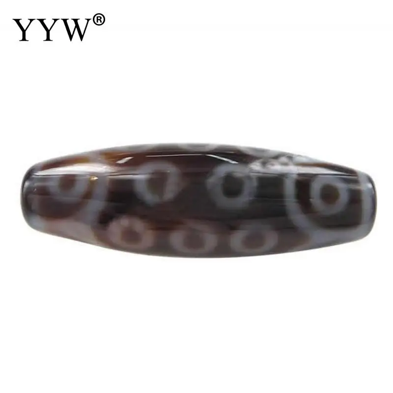 F1 Pcs Naturale Tibetano Agate Onice Dzi Perline Di Marca Di Modo Ovale Twenty-One Eyed 38X12Mm Dei Monili Fare Fai Da Te Tibetano Di Dzi Perline