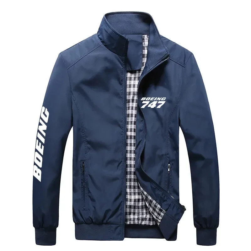 Primavera Autunno Giacca Da Uomo Cappotti Boeing 747 Uomo Cappotti Giacche Giacca Da Baseball