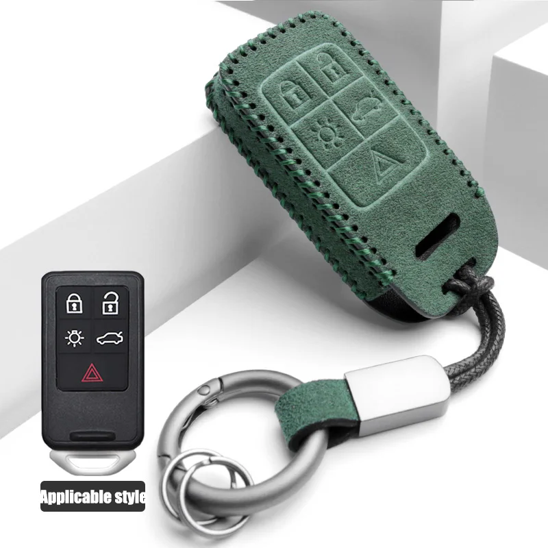 Accessori Auto Portachiavi Alcantara Per Volvo Xc60 S90 S60 Xc90 V60