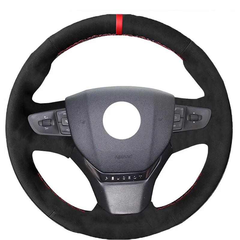 Coprivolante Per Auto In Pelle Scamosciata Alcantara Per Peugeot 408 2014 2015