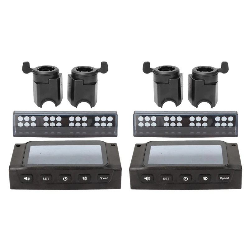 2X Lcd Monitor Cover For Kugoo S1 S2 S3 8-Inch Scooter With Accelerator Brake Handle Led Lamp Cover