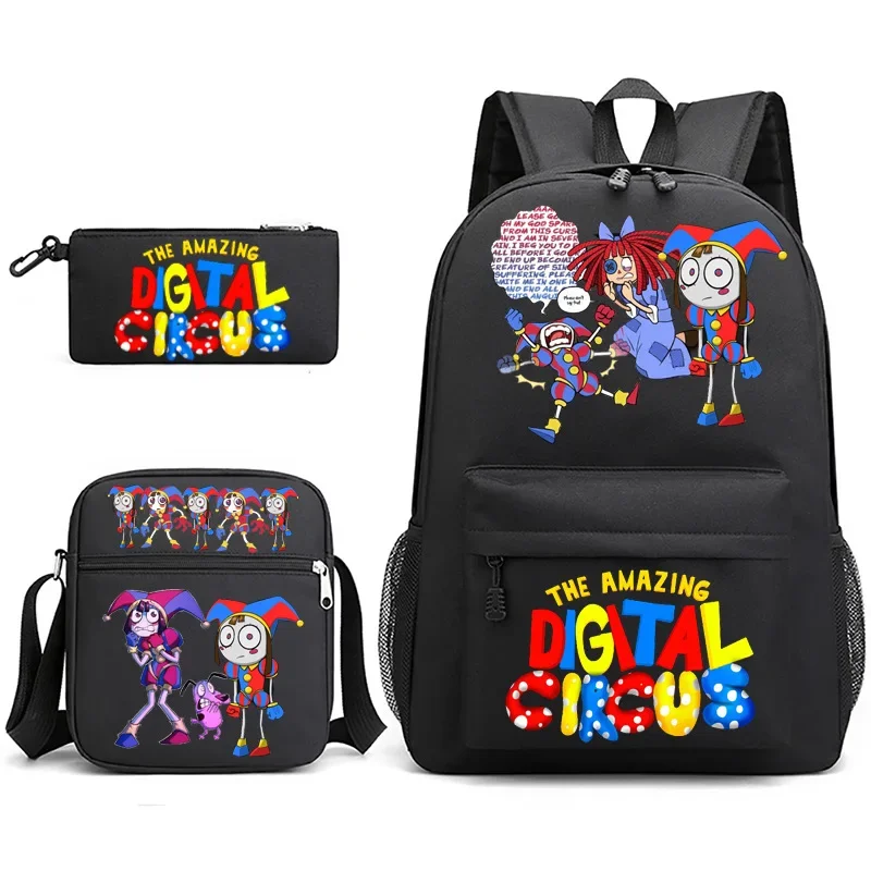 The Amazing Digital Circus Zainetto Borsa Per Bambini Regalo Per Bambini Anime Sport Zaino Cartoon Mochila Animazione Schiarente