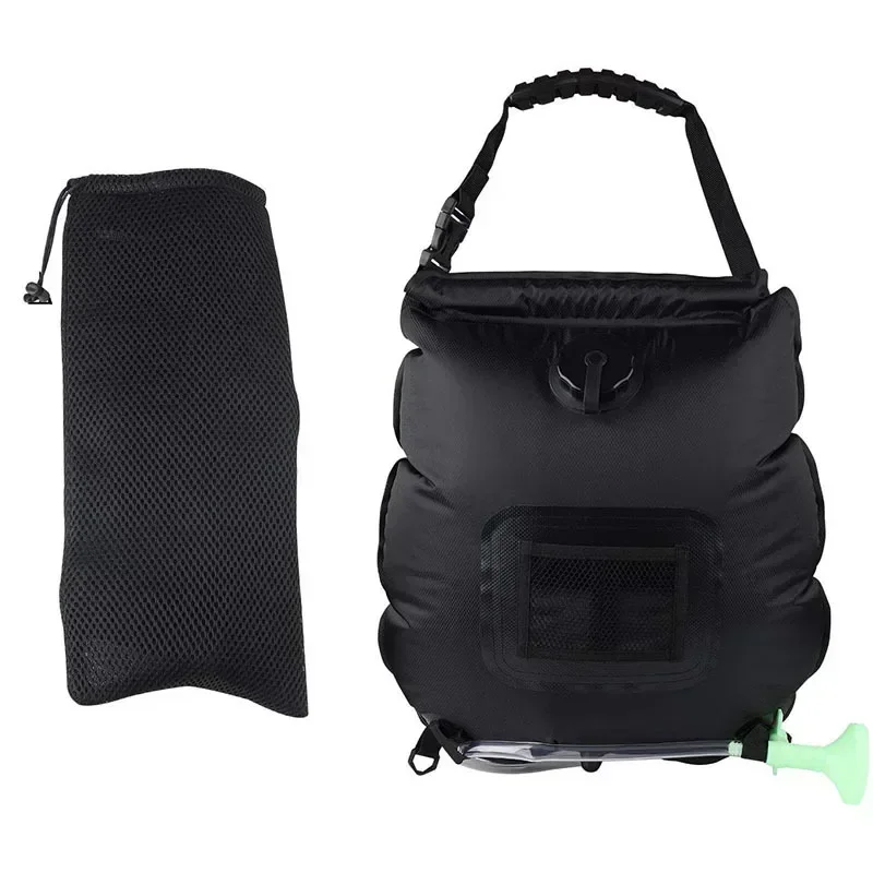 Attrezzatura Da Campeggio Outdoor Portatil Solar Bag Water Ducha Climbing Shower Riscaldamento Bagno Portatile Escursionismo