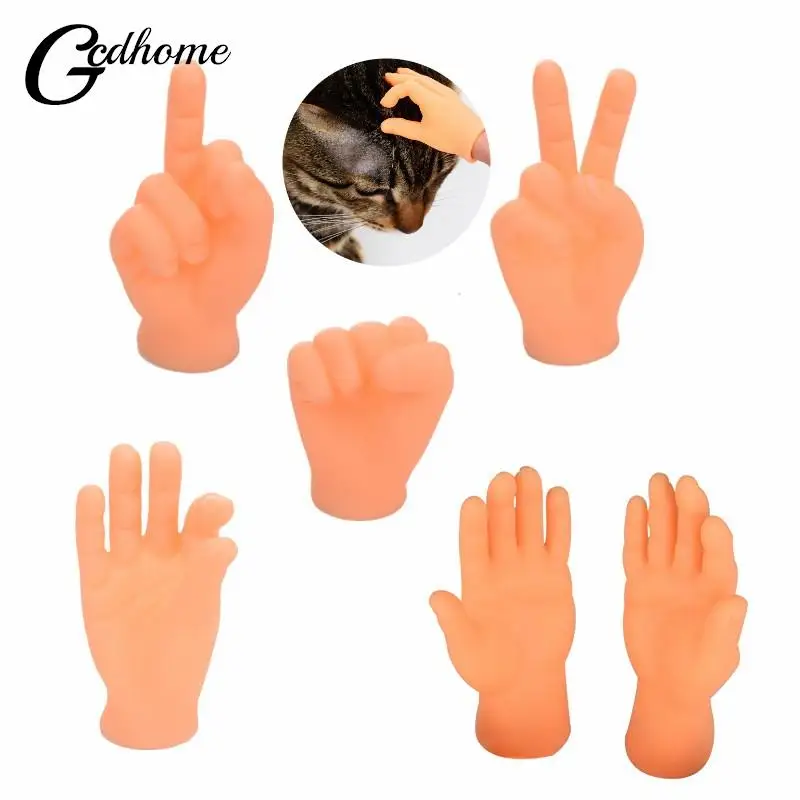 Finta Mano Che Prende In Giro Guanti Con Le Dita Del Gatto Burattini Con Le Dita Divertenti Giocattoli Con Le Dita Dei Bambini Giocattoli Interattivi 