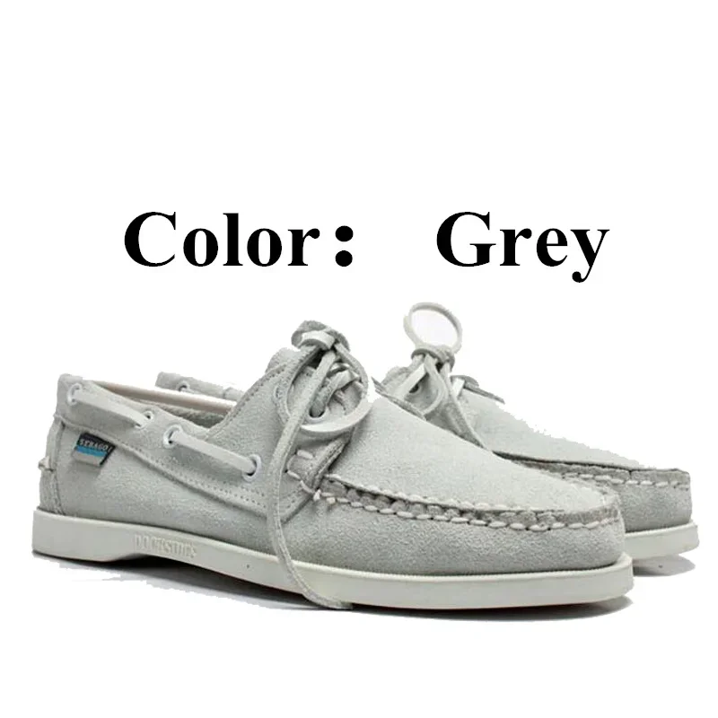 Uomo Homme Autentico Sebago Docksides Scarpe-Scarpe Da Barca Stringate Con Punta Moc In Pelle Premium 2024X17