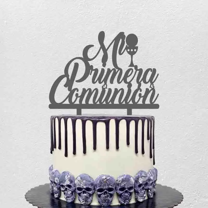 Spagnolo Mi Primera Comunión Cake Topper Per Spagna Kid Comunión Party Cake Topper Decorazione