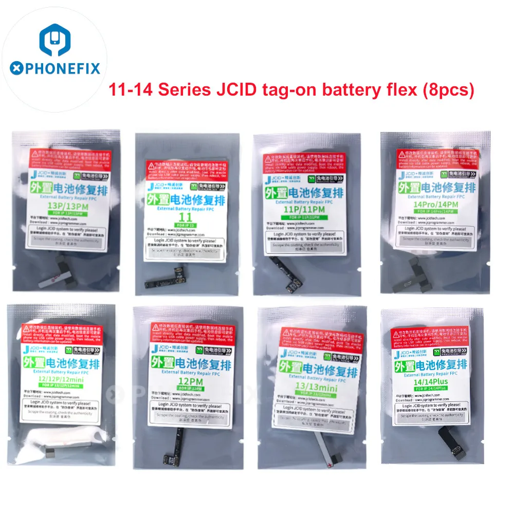 Cavo Flessibile Di Riparazione Della Batteria Jc V1Se V1S Originale Per Iphone 11 12 13 14 Pro Max Risolvi La Batteria Avviso Pop-Up Messaggio Non Ori