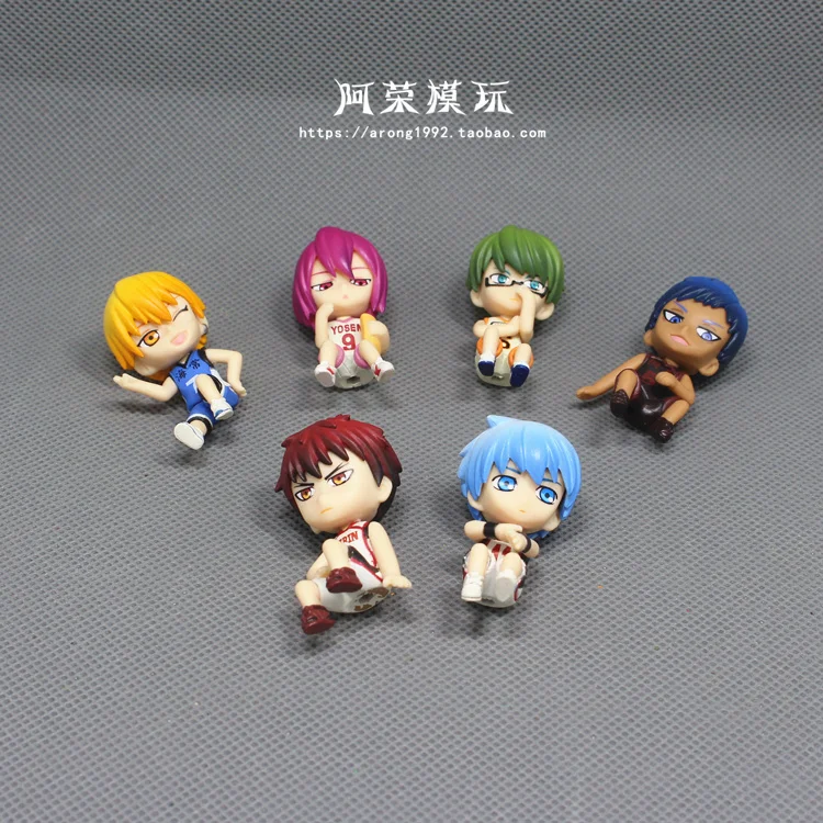 Anime Kuroko'S Basketball Qingfeng Vulcan Yellow Seto Cute Small Doll Figurine Da Collezione Modello Action Figures Giocattoli Decorazioni Per La Casa