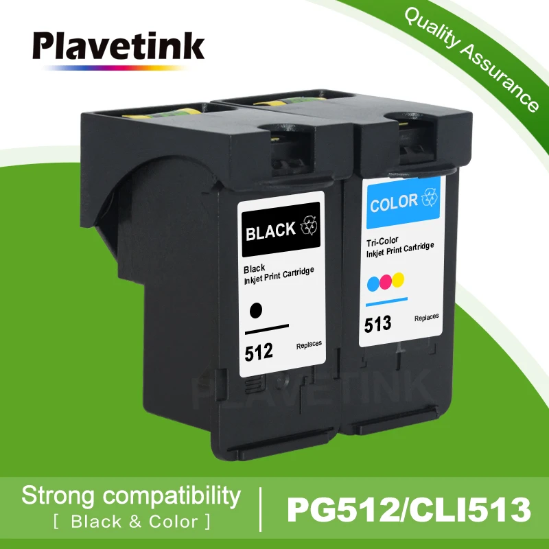 Plavetink Compatibile Pg512 Cl513 Per Canon Pg 512 Cl 513 Cartuccia Di Inchiostro Per Pg-512 Pixma Mp230 Mp250 Mp240 Mp270 Mp480 Mx350