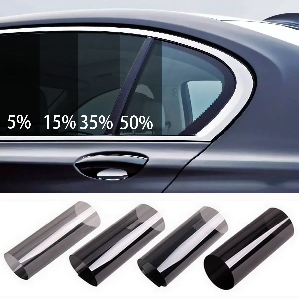 Larghezza 60/70/80/90 Cm Heat & Uv Block Professional Window Tint Auto Car Uv Protector Glass Sticker Pellicola Per Vetri Parasole