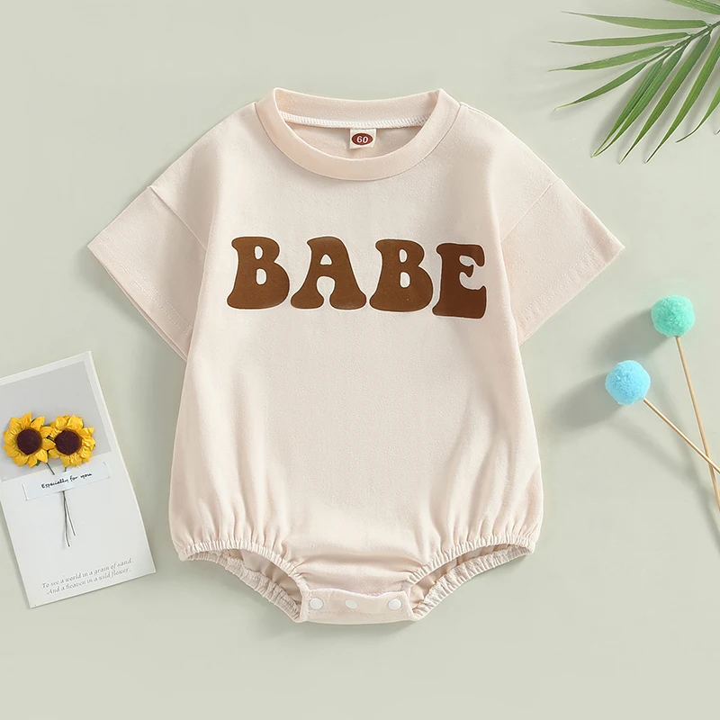 Neonata Vestiti Estivi Pagliaccetto Manica Corta Tuta Bambino 0 3 6 12 18 M