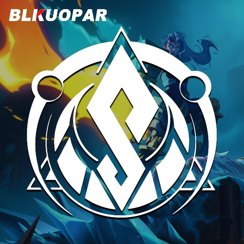 Blkuopar Torchlight Infinite Oracle Thea Video Game Icon Logo Car Sticker Waterproof Decal Fuel Tank Cap Windows Car Styling