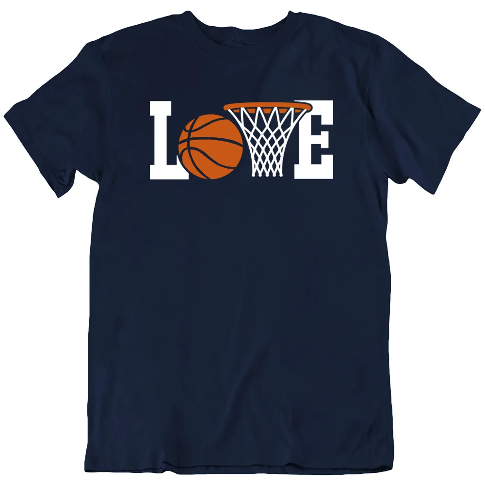 Love Basketball Player Lover Valentine Funny T Shirt Tee Mens Womens Gift New Maniche Lunghe O Corte