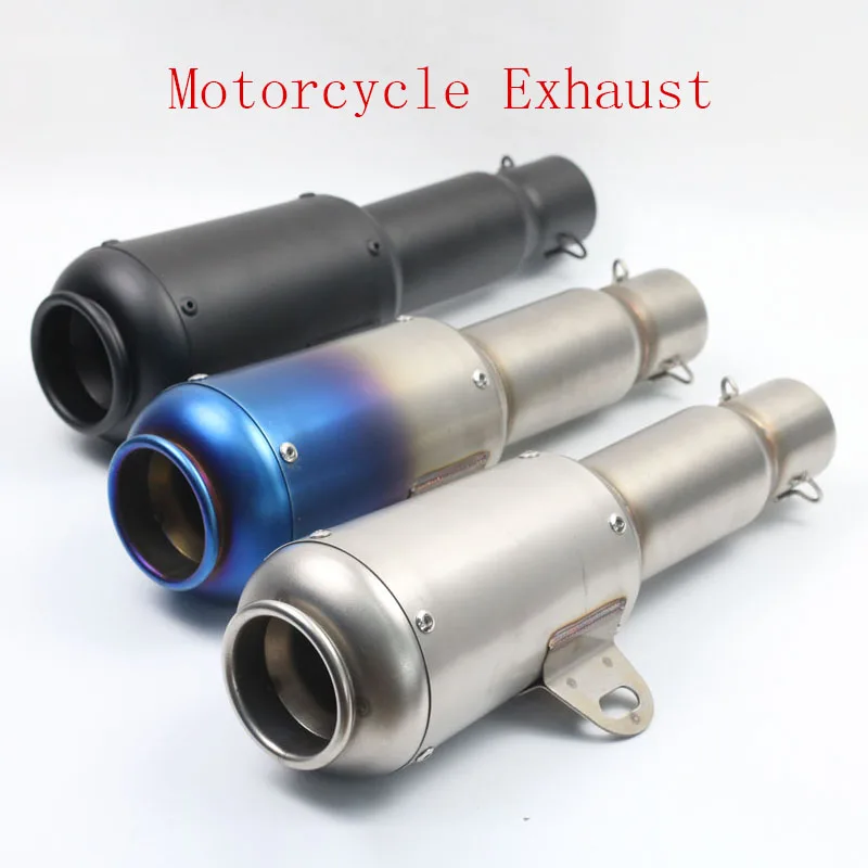 Scarico Moto Rcycle Modificato Gy6 Rsz Scooter Echappement Moto Slip-On Fritta Street Moto Rbike Tubo Di Scarico Moto Cross