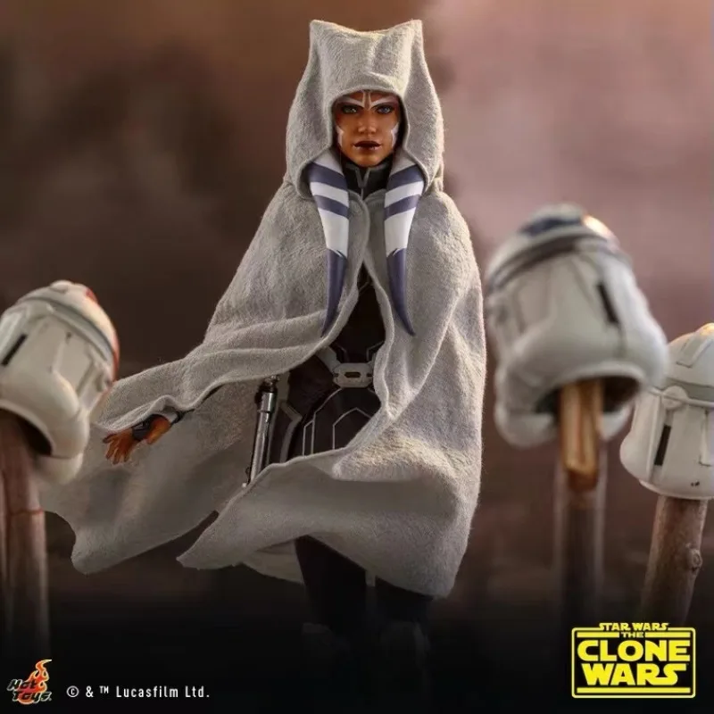 Hot Toys Tms021 Scala 1/6 Star Wars The Clone Wars Ahsoka Tano Set Completo 12In Soldato Femminile Action Figures Collezione Modello Regalo