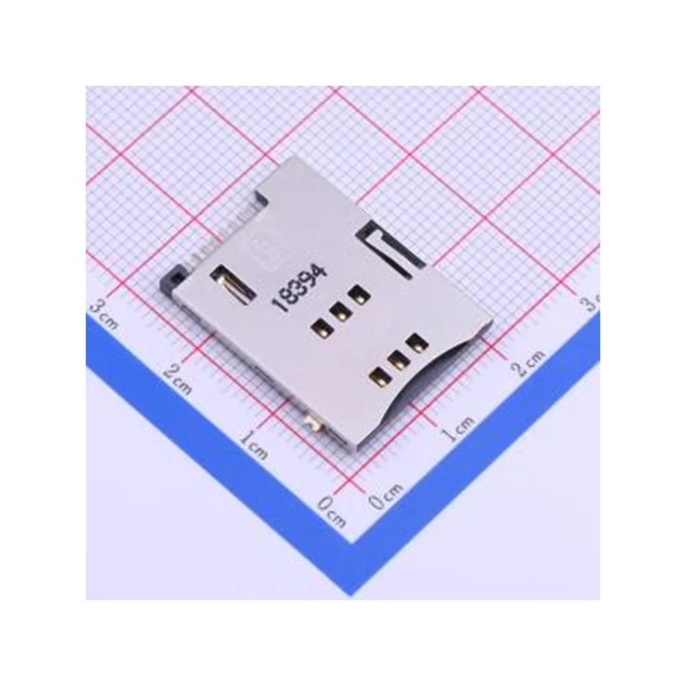 100% Originale 47553-2001 Connettore Per Scheda Di Memoria Per Push Push 6 Pin Sim Conn. 47553