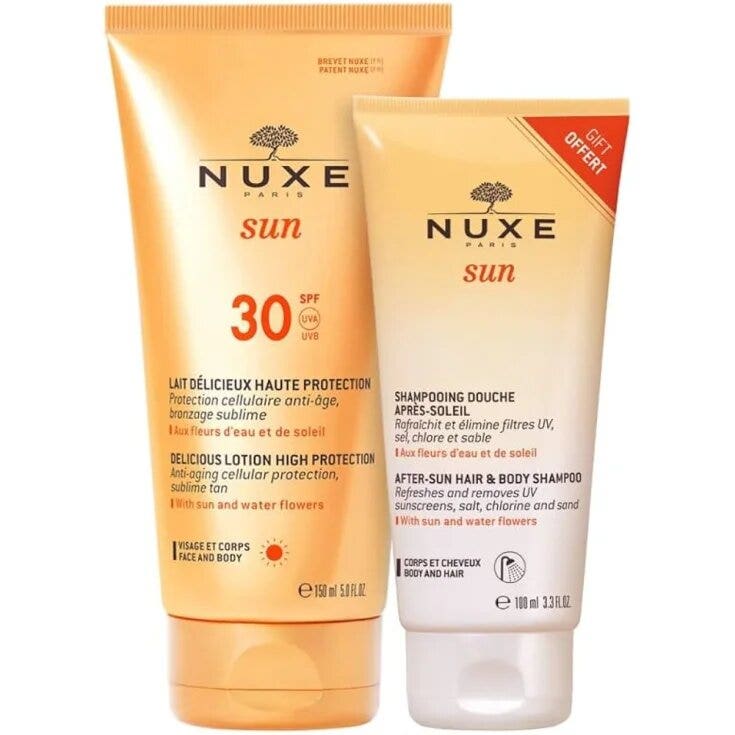 Nuxe Set Latte Solare SPF30 150ml + Shampoo Doccia Nuxe Sun 100ml