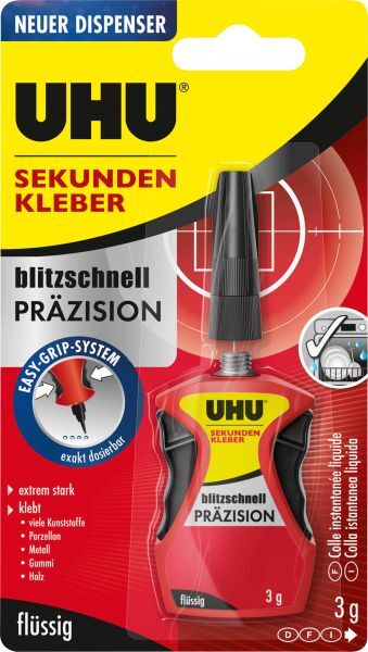 Uhu Sekundenkleber Präzision 3G Sekundenkleber