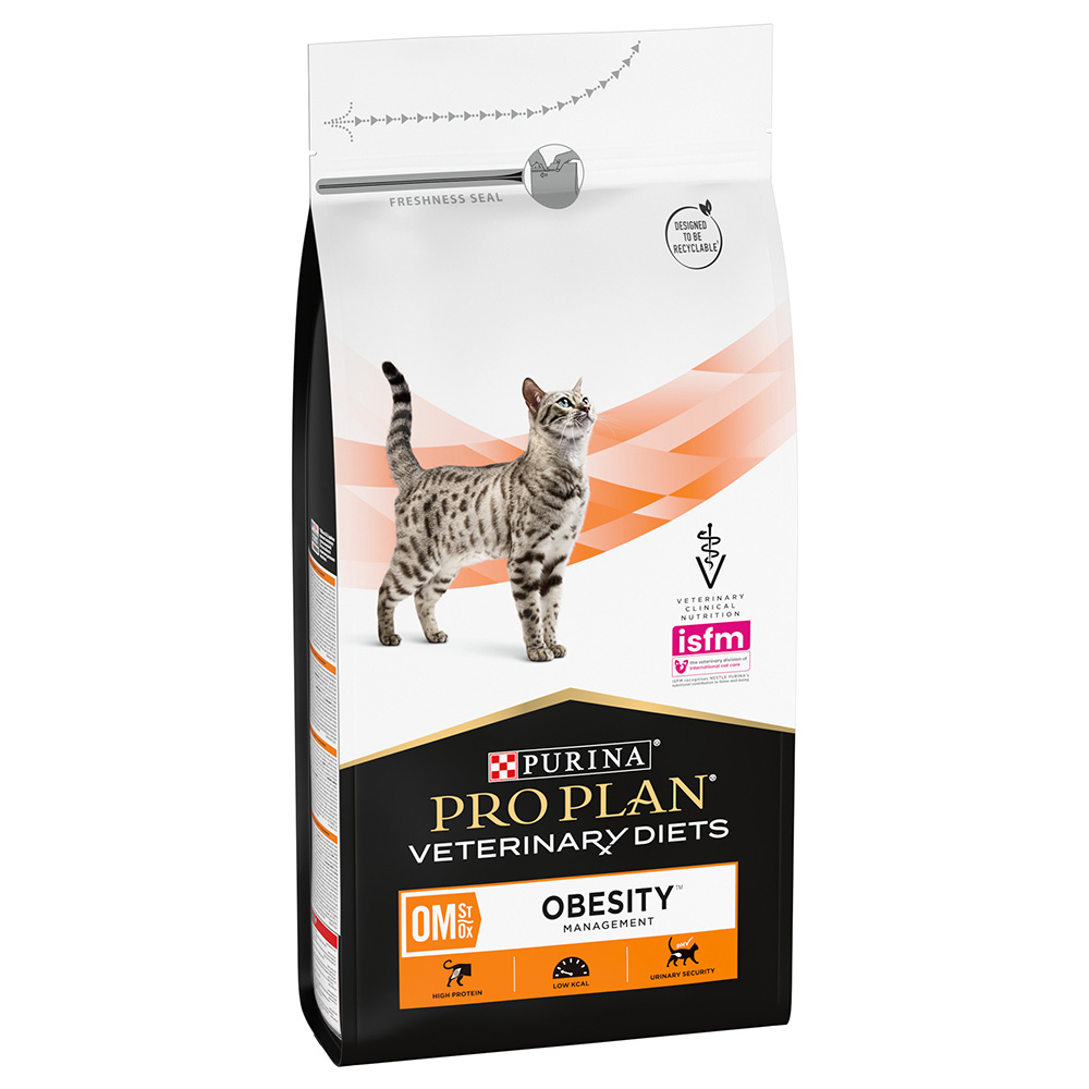 1,5kg Purina Veterinary Diets OM St/Ox Obesity Management - Croquettes pour chat