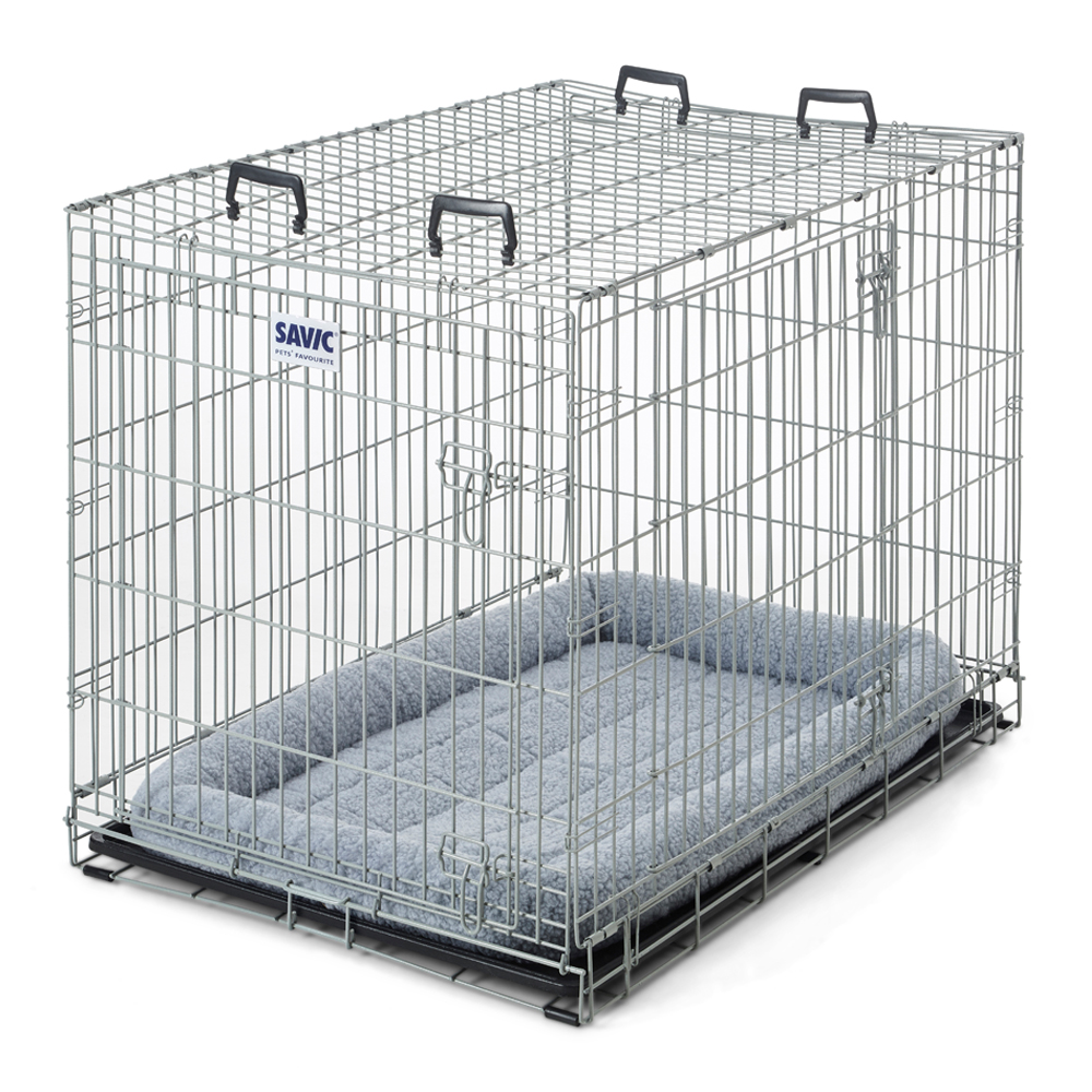 Savic Dog Residence Cage de transport et d'intérieur avec coussin pour chien l71xP107xH81cm