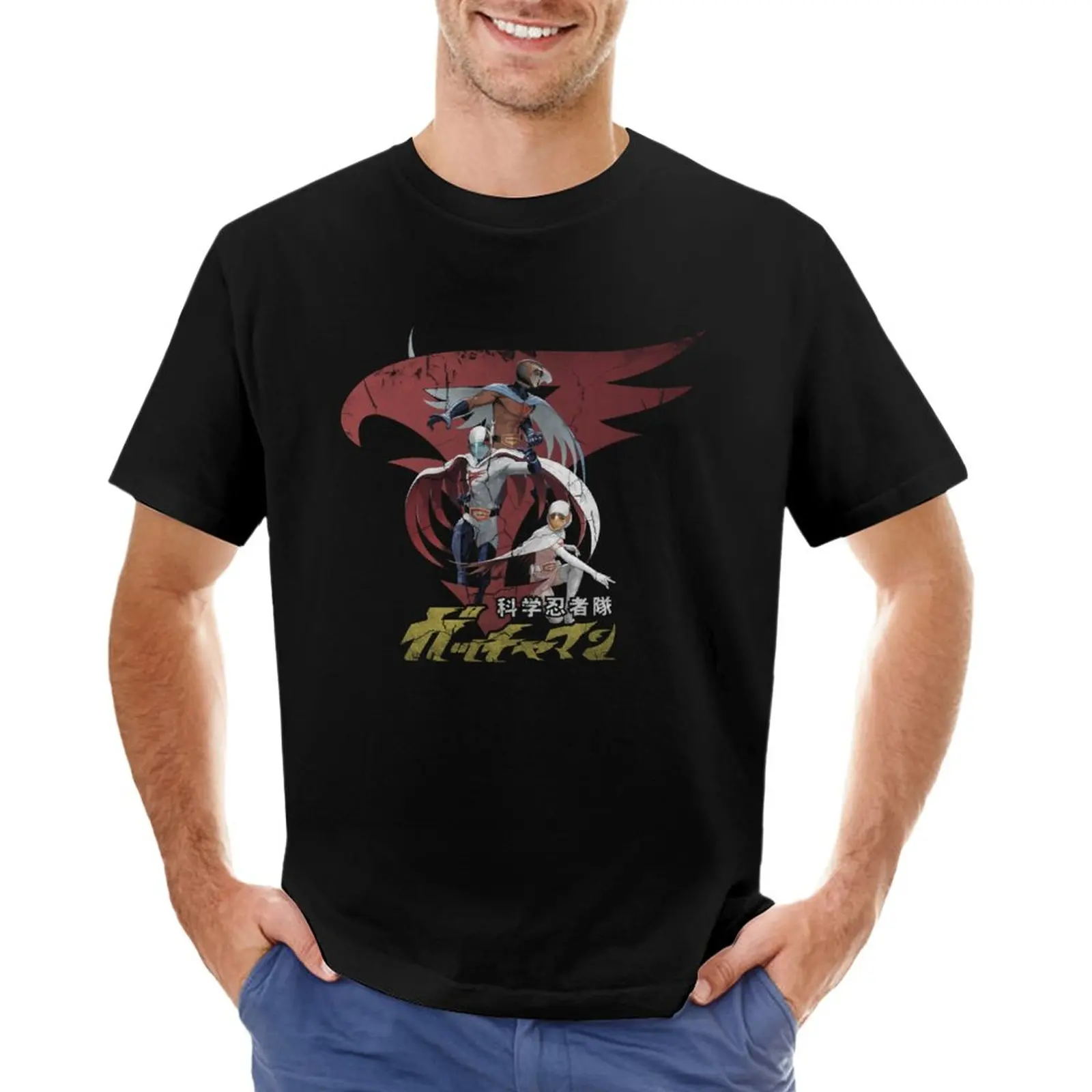 Battle Of The Planets, Gatchaman T-Shirt Summer Clothes Funny T Shirt Kawaii Clothes Men'S T-Shirt