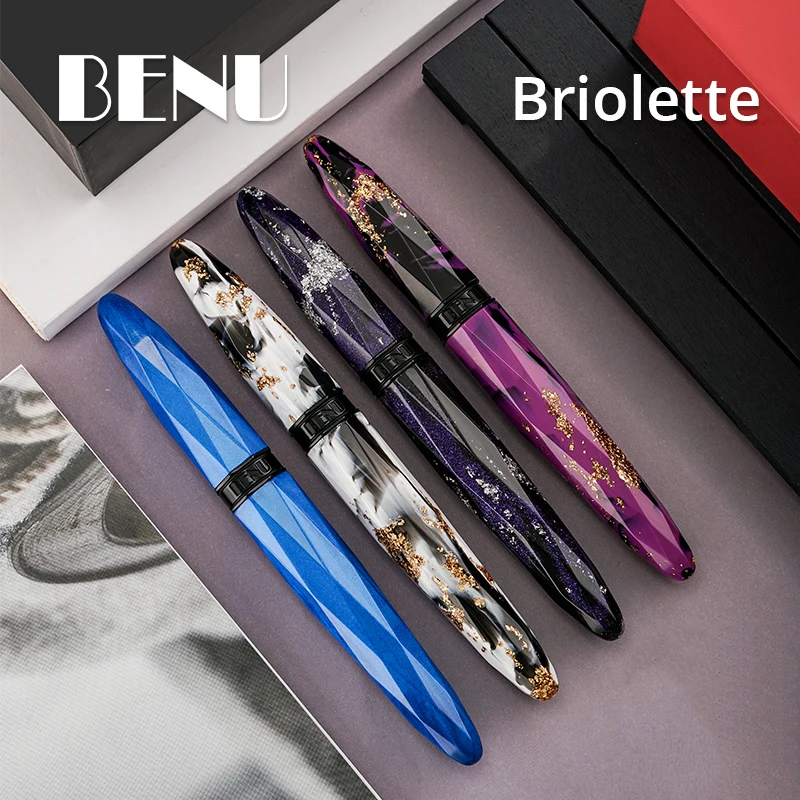 Penna Stilografica Con Superficie Diamantata Benu Russa Briolette Penna In Oro Iridio Fatta A Mano Penna Regalo Fluorescente Per La Stagione Della Nev