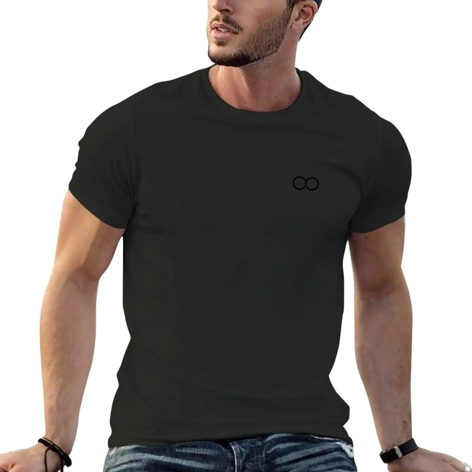 T-Shirt Infinity Clothing Plus Size Top T-Shirt Uomo