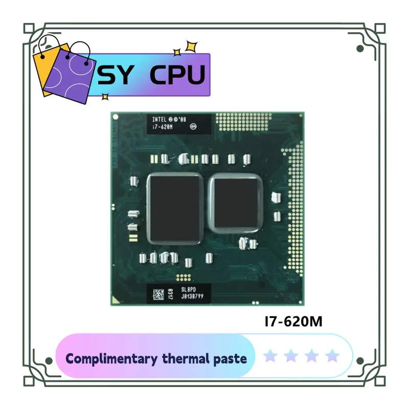 I7-620M Slbtq I7 620M 2.66 Ghz Dual-Core Processor Socket G1 Cpu Mobile