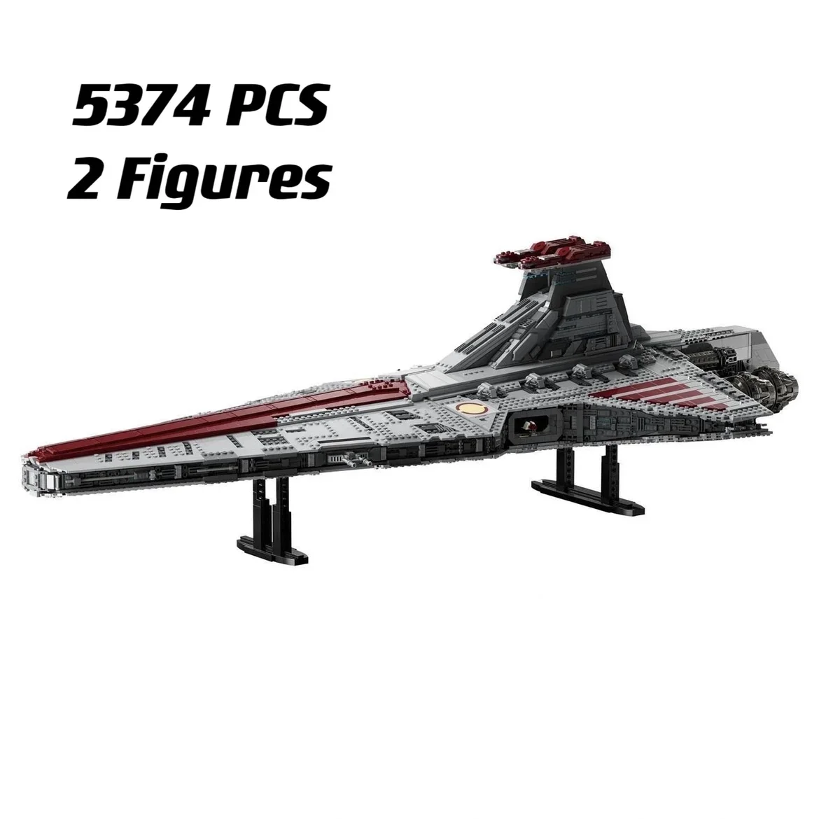 Moc 75367 Venator Class Republic Attaches Cruiser Model Building Set Block Space Toys For Boy Adult Christmas Gifts 5374Pcs