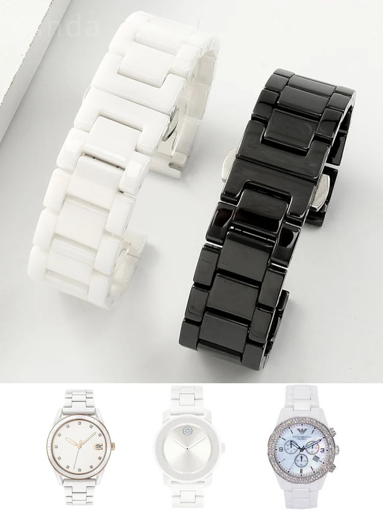 Cinturino In Ceramica Per Armani Movado Coach Rossini Guess Solvil Titus Ck Dw Orologio Bracciale Uomo Donna Cinturino Impermeabile