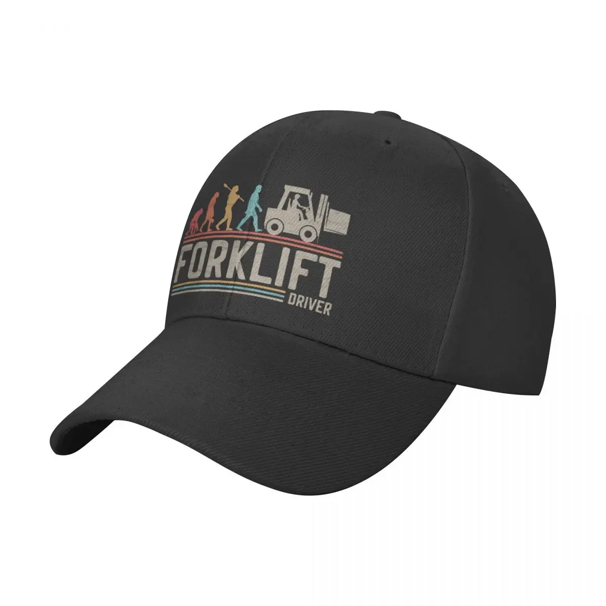 Carrello Elevatore Driver Evolution Funny Fork Lift Truck Operator Cap Berretto Da Baseball Cappellini Tattici Militari Cappelli Da Uomo Da Donna