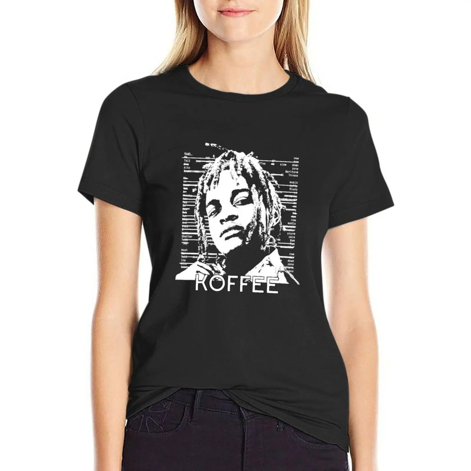 Koffee T-Shirt Vestiti Estetici Vestiti Da Donna Magliette Semplici Oversize Per Le Donne