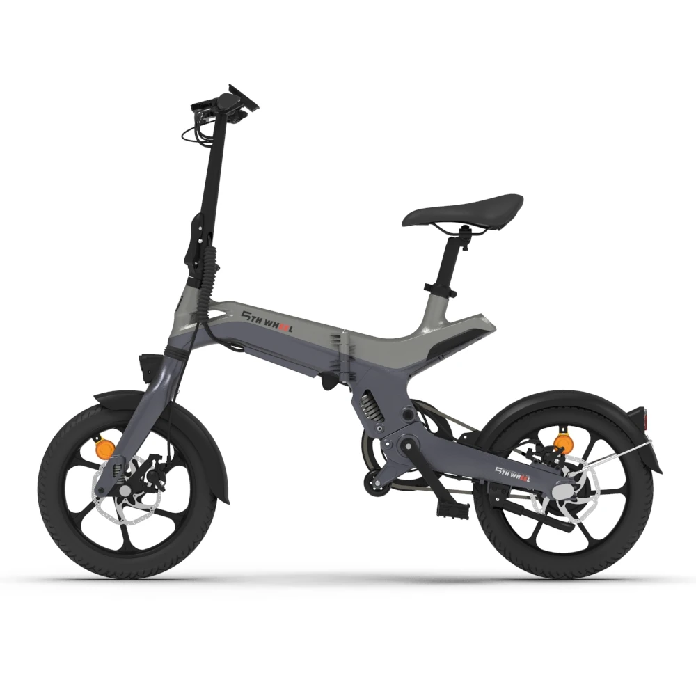 Bicicletta Elettrica 350W 36V 9Ah Bicicletta Pieghevole Ruota Bici Pieghevole Ibrida Adulto Assist City Bicicletta Carica Recumbent
