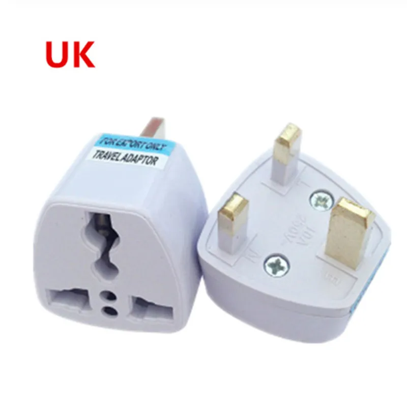 1 Pz Universale Us/Uk/Au/De/Eu Plug Adapter Usa A Euro Europe Travel Wall Ac Power Charger Adapter Converter 2 Round Pin Socket