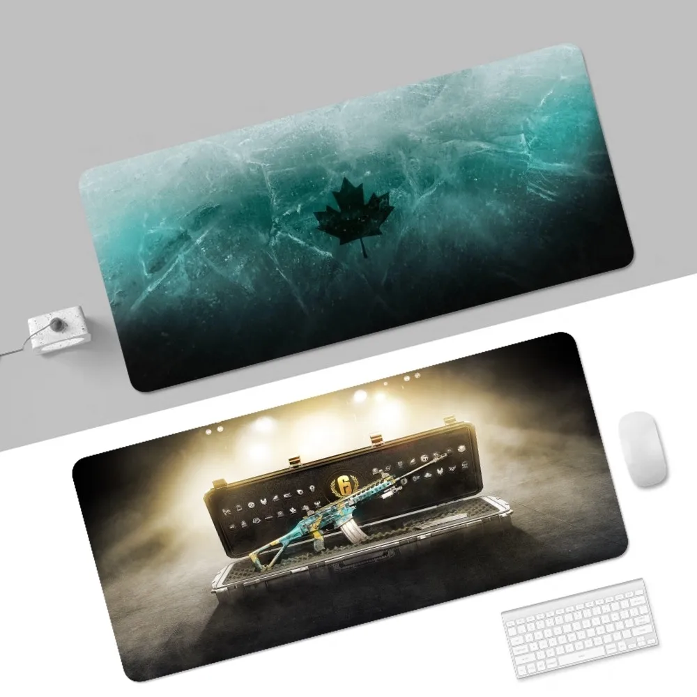 R6 R-Rainbow Six Siege Mousepad Antiscivolo Lockedge Pc Gaming Mouse Pad Gamer Desk Mats Tastiera Pad Mause Pad Muismat Tappeto