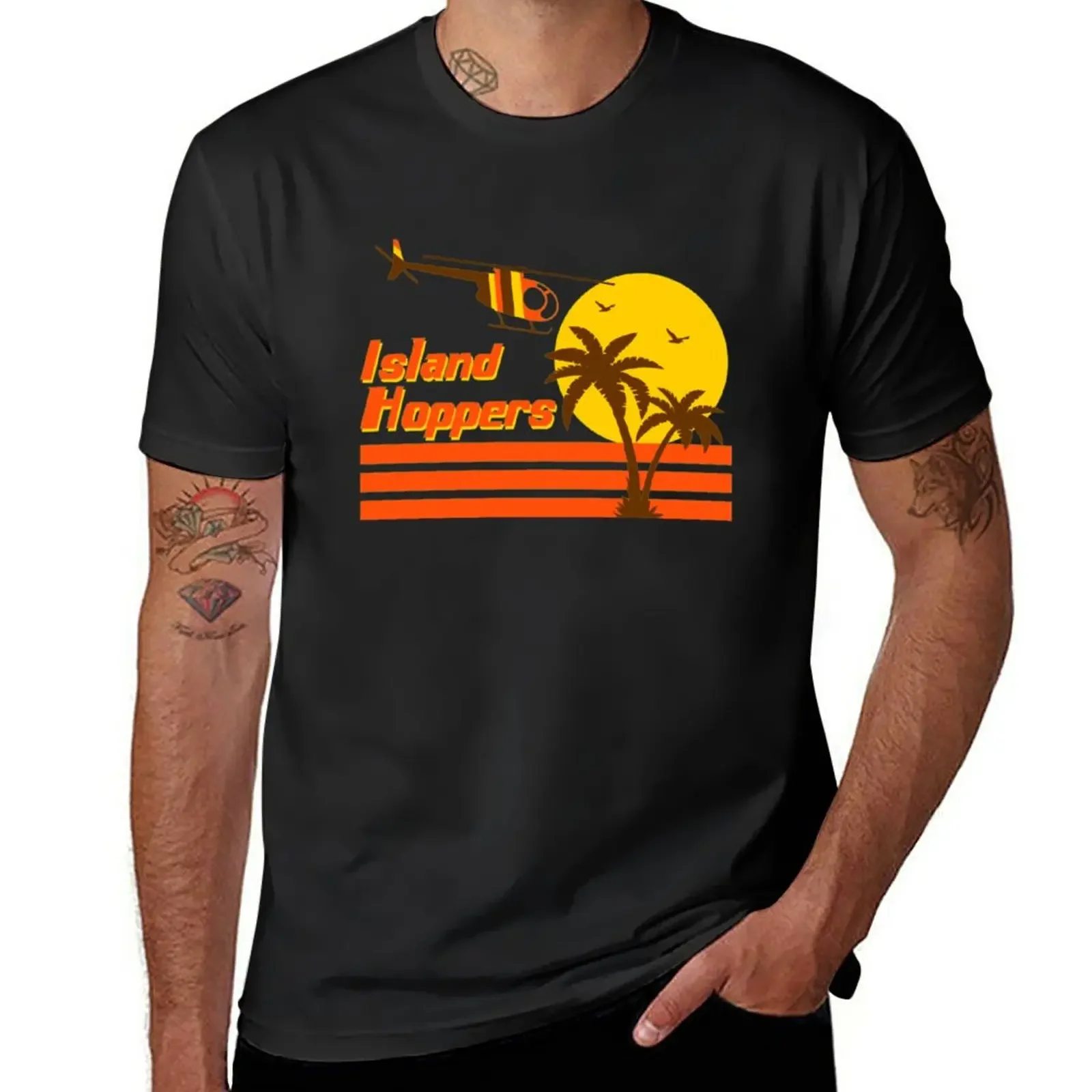 Island Hoppers T-Shirt Heavyweights Oversize Mens Graphic T-Shirt Pack