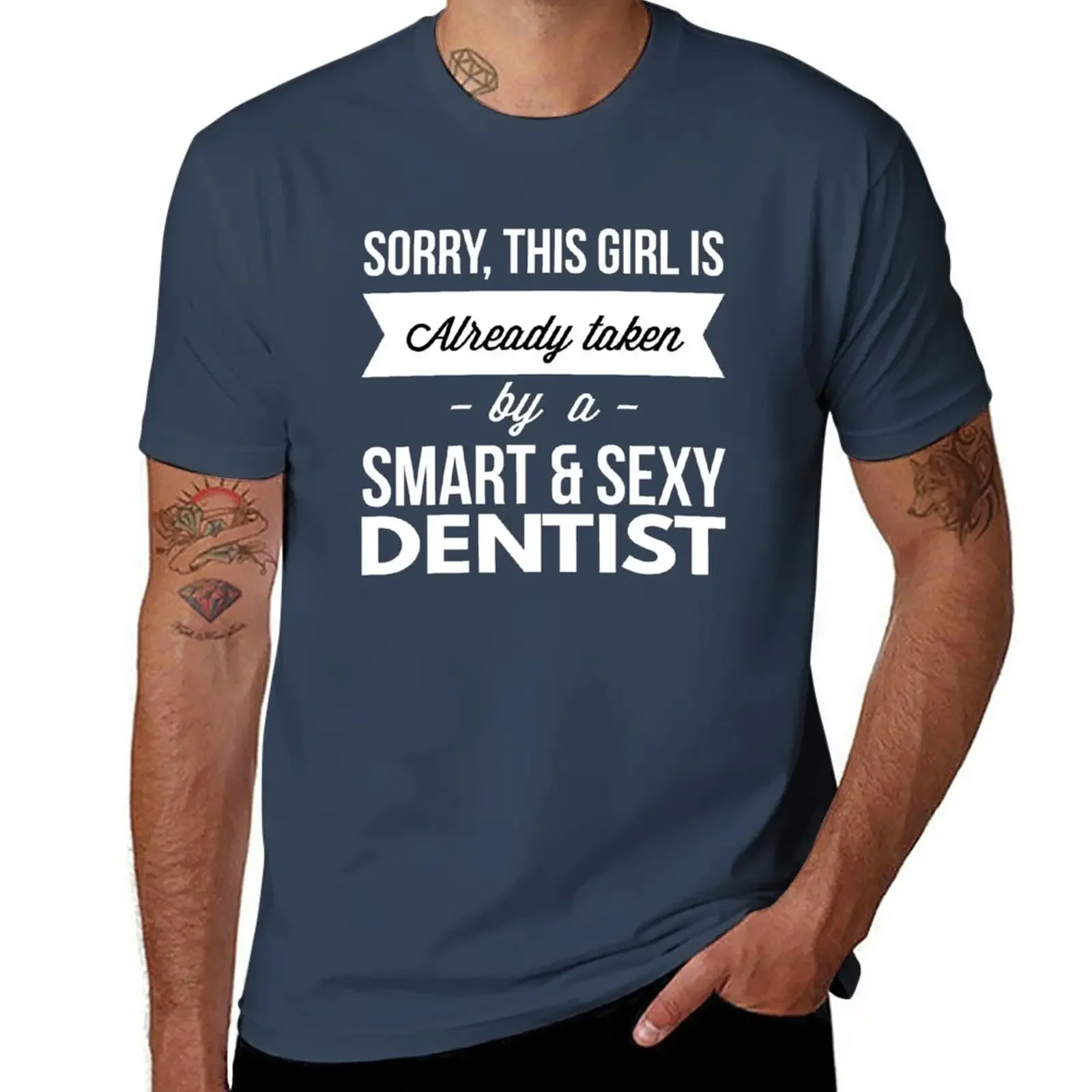 Già Preso Da Una Maglietta Dentista Intelligente E Sexy Vestiti Estivi Vestiti Vintage Frutta Del Telaio Magliette Da Uomo
