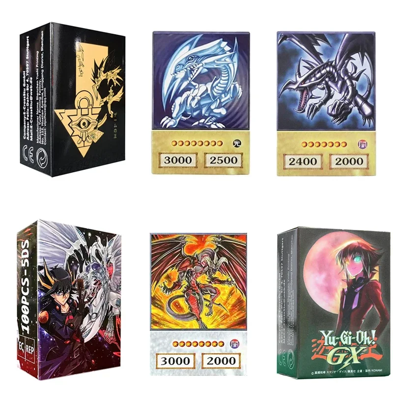 Yu Gi Oh Seto Yugi Muto Tea Gardner Duel Monster Blue Eyes White Dragon Dark Archmage Dm Gx 5 Ds100Pcs Battle Card Collect