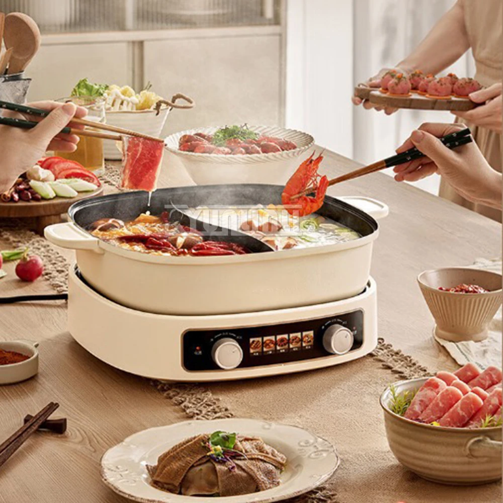 Fornello Multiplo Per Uso Domestico Controllo Della Temperatura Elettrodomesticos Para La Cocina Pentola Calda Cocina Electrica Portatil