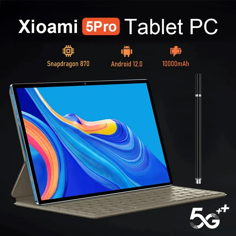 2024New Mi Pad 5 Pro Versione Globale Tablet 10.1 Pollici Hd Tablet Originale 5G Wifi Tablet Pc Android Tablet Google Play Pc Global