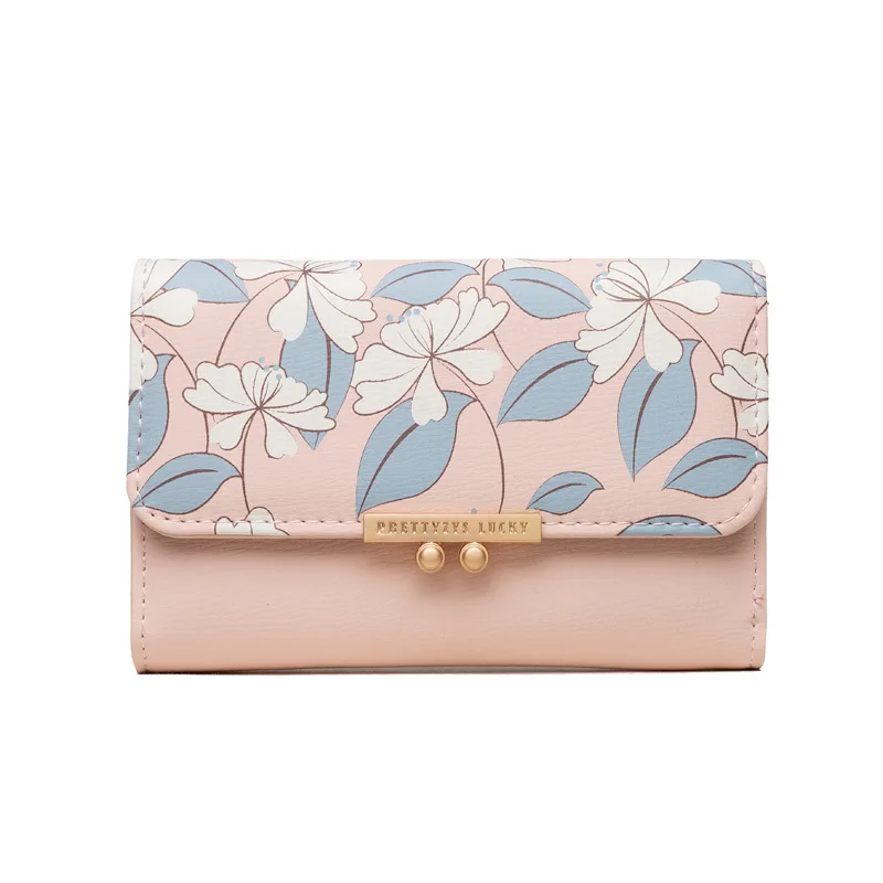 New Small Women Wallet Cute Design Leather Short Ladies Wallet 2023 Luxury Pu Short Women Borse Portamonete Carteras Mujer