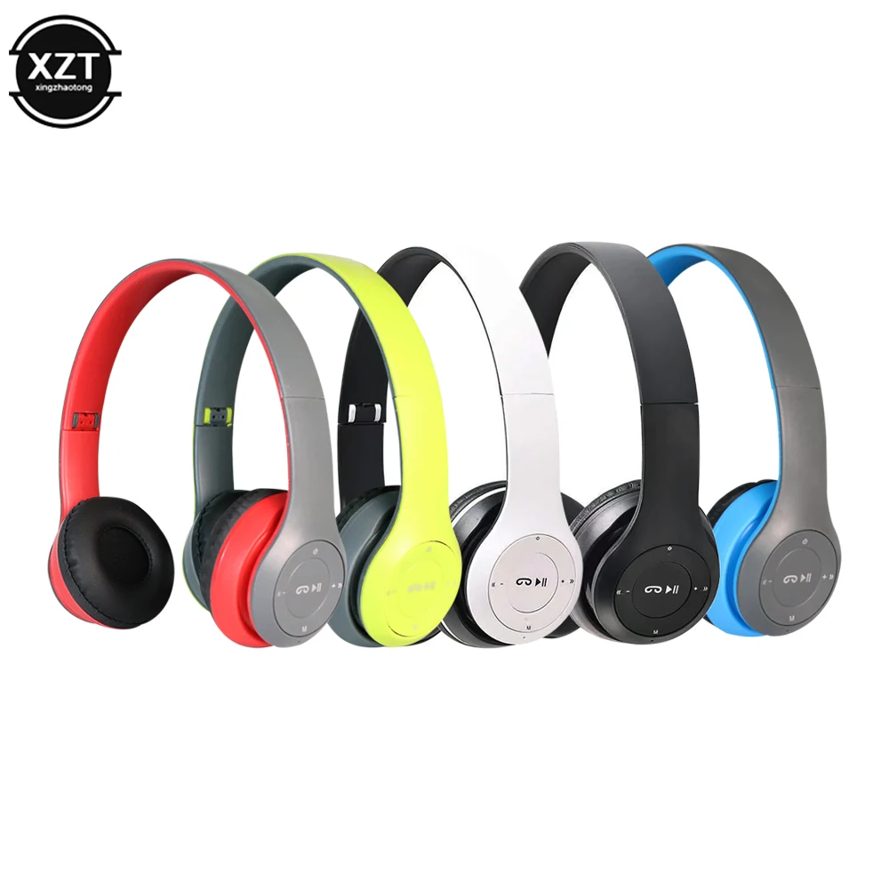 Cuffie Stereo P47 5.0 Cuffie Bluetooth Serie Pieghevole Cuffie Da Gioco Sportive Wireless Per Iphone Xiaomi