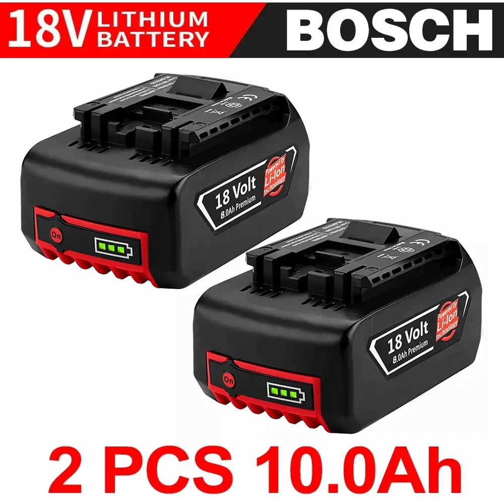 Nuovo 18V 10000Mah Ersatz Batterie Fur Bosch 18V Sistema Professionale Cordless Werkzeuge Bat609 Bat618 Gba18V80 21700 Zelle