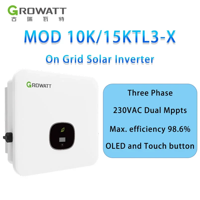 Growatt 15Kw Solar-Wechselrichter Солнечные 10Kw Inverter Trifase
