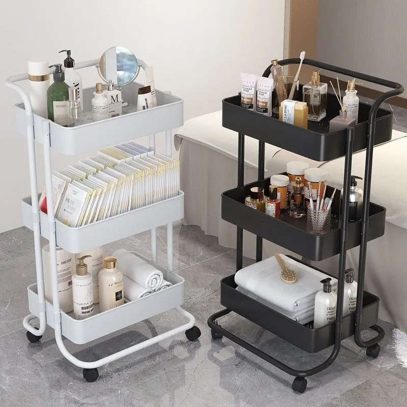 Stoccaggio Parrucchiere Carrello Medico Spa Tatuaggio Salone Di Bellezza Carrello Manicure Carrito Auxiliar Salon Furniture Bl50St