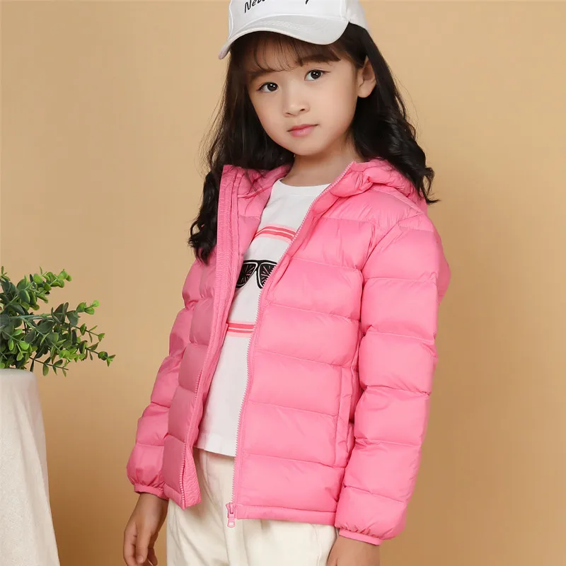 Autunno Inverno Bambini Piumini Per Ragazze Bambini Caldi Piumini Con Cappuccio 2-16 Anni Ragazzi Bambino Parka Capispalla Vestiti
