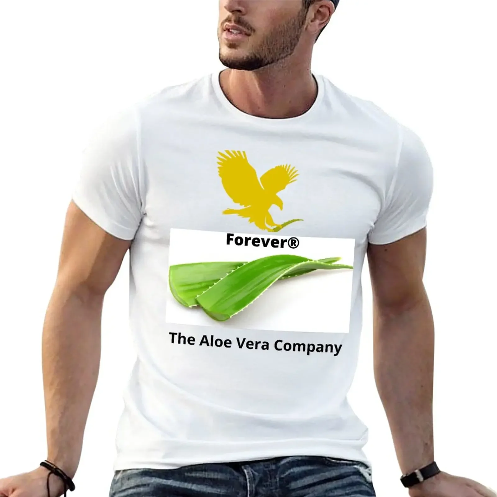 Forever Living Aloe Vera T-Shirt Blacks Abbigliamento Vintage Magliette Vintage Da Uomo Oversize