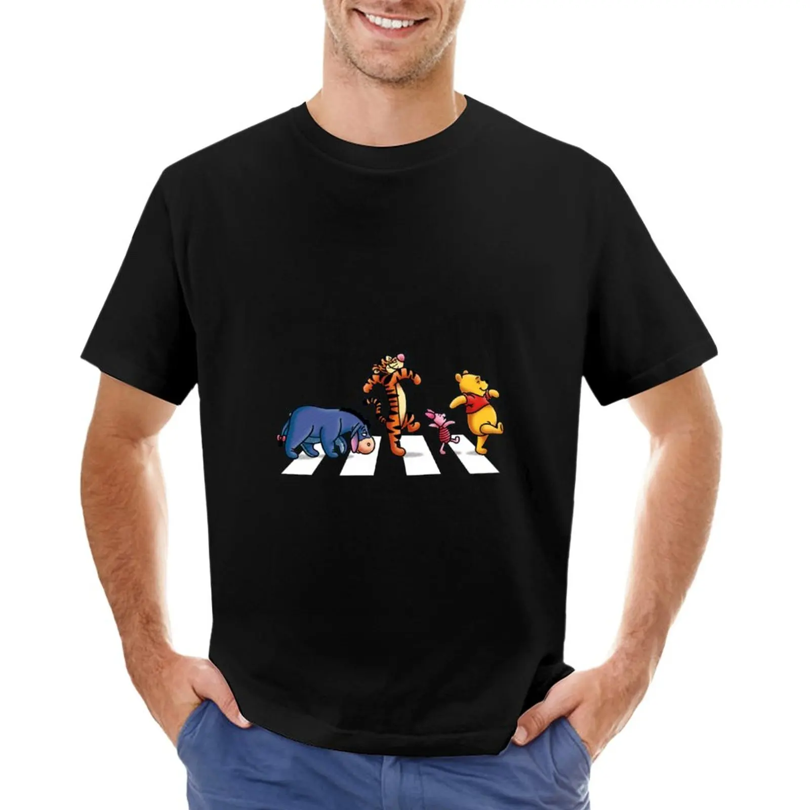 Friends On Abbey Road T-Shirt Summer Tops Graphics T Shirt Mens Long Sleeve T Shirts