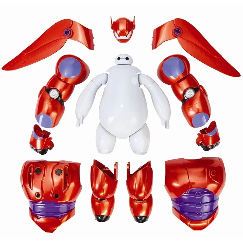 Alta Qualità 16Cm Cartoon Big Hero Baymax Fat Man Assemblato Anime Figure Toy Baymax Modello Pvc Action Figure Modello Regalo Di Compleanno