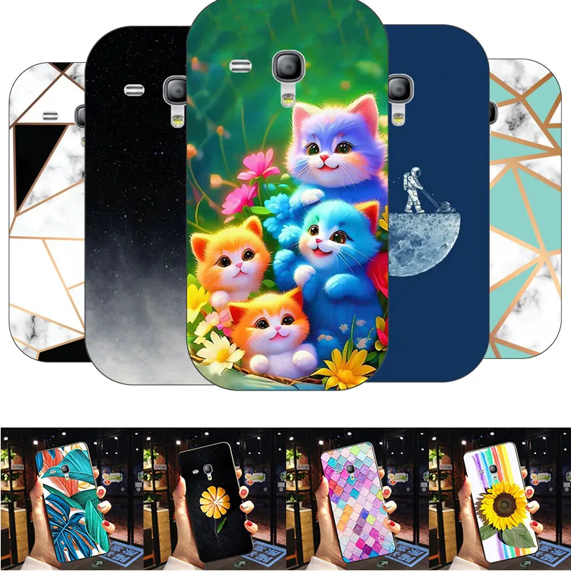 Custodia In Silicone Per Samsung Galaxy S3 Mini I8190 Custodie Da 4.0 "Custodia In Tpu Carina Per Samsung S3 Mini Cover Posteriore Fundas Bags